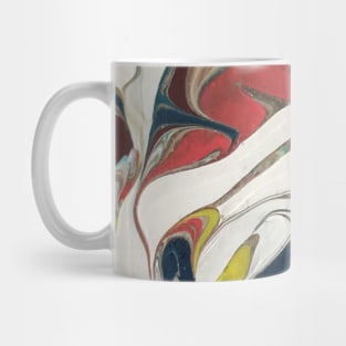 "I'm very bendy" Modern Abstract Fluid Painting Mug